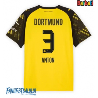 Borussia Dortmund Waldemar Anton #3 Tricou Fotbal Replică 2025-26 Barbati Acasa
